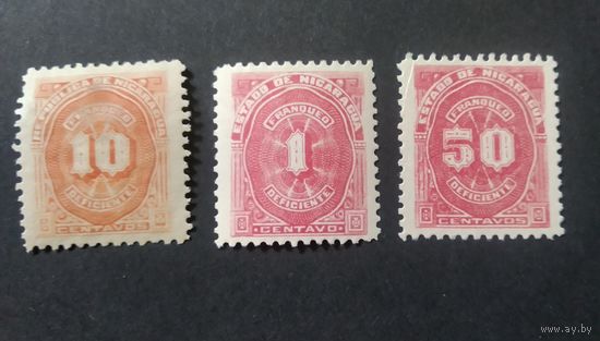 НИКАРАГУА\4н\1896-99 марка доплатная
