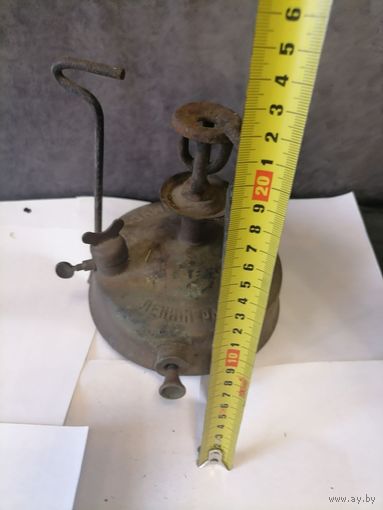 Старая бронзовая  керосинка Ленинград артель примус