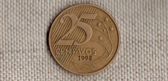 Бразилия 25 сентаво 1998
