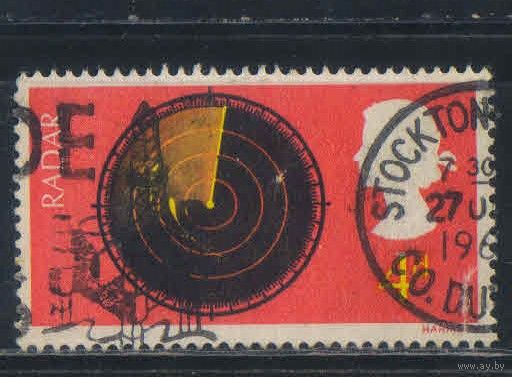 Великобритания 1967 EII Изобретение Уотсон-Уоттом радара Экран радара #470