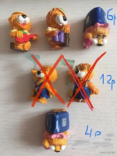 Львы львята киндер Цена за одну фигурку, указана на фото