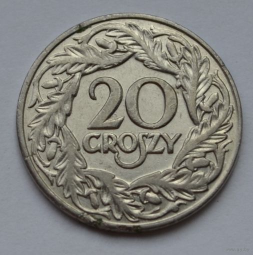 Польша, 20 грошей 1923 г.