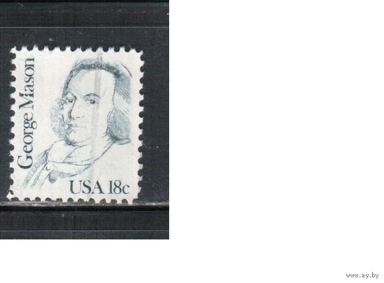 США-1981, (Мих.1468) ,  гаш., Стандарт, Личности,  (одиночка),