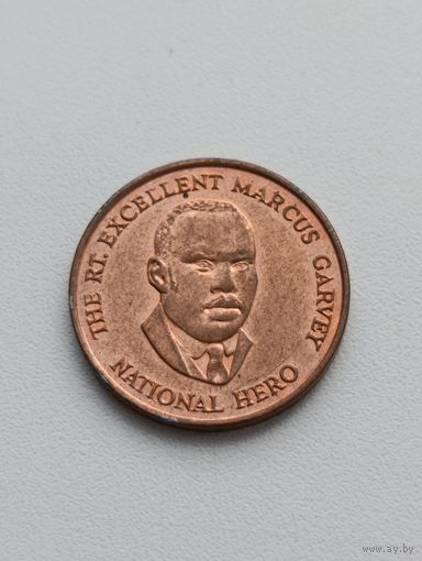 Ямайка. 25 центов 1996 года. (4)