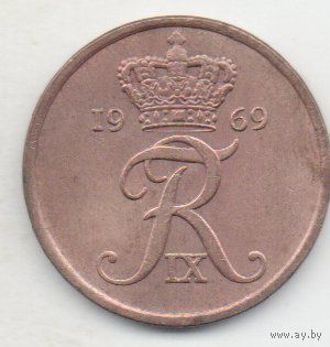 КОРОЛЕВСТВО ДАНИЯ. 5 ЭРЕ 1969