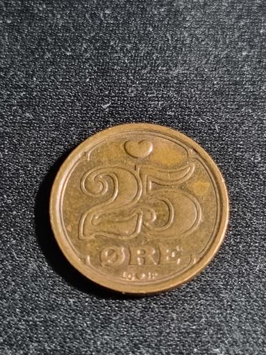 Дания 25 эре 1990