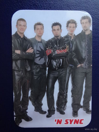 Календарик 2003 г.  N SYNC.
