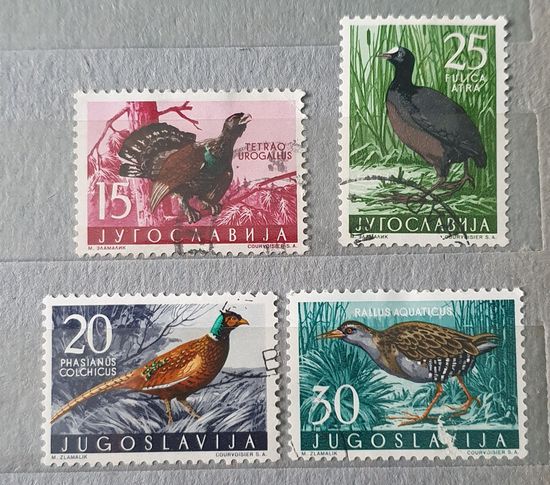 Югославия птицы 4шт