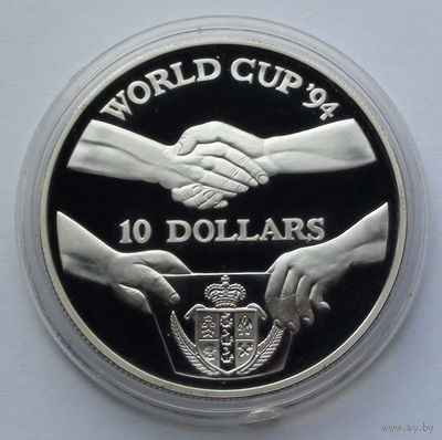 Ниуэ 10 долларов, 1991, Чемпионат мира по футболу, США, 1994 г.