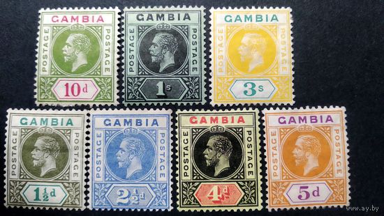 Великобритания\112в\ Гамбия. 1912-1922 г. Король  Георг V