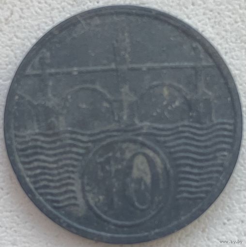 Богемия и Моравия 10 гелеров 1942 г.