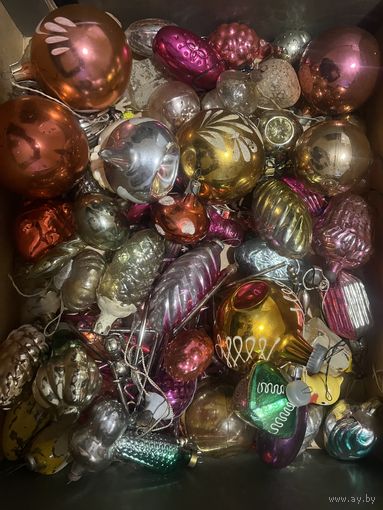 Новогодние игрушки на Елку (СССР)более 50 шт