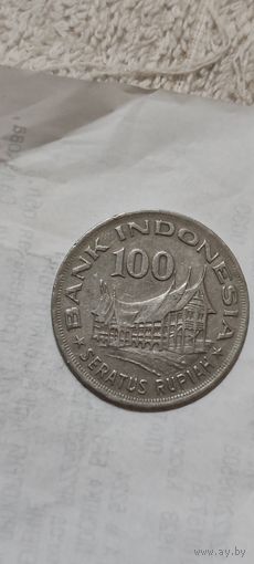Индонезия 100 рупий 1978