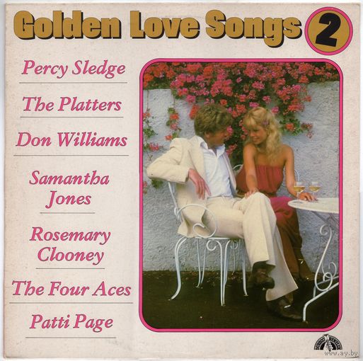 LP Golden Love Songs 2 (The Platters, Patti Page, Percy Sledge, Rosemary Clooney і іншыя)