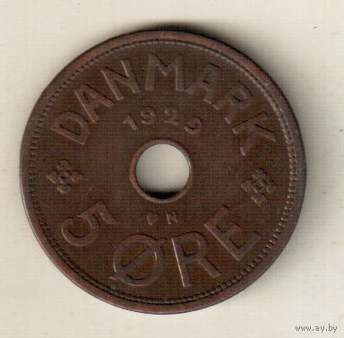 Дания 5 эре 1929