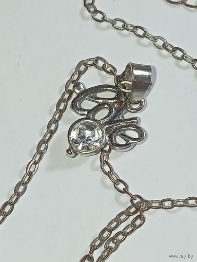 Кулон с цепочкой    . Распродажа винтажный бижутерии с рубля !