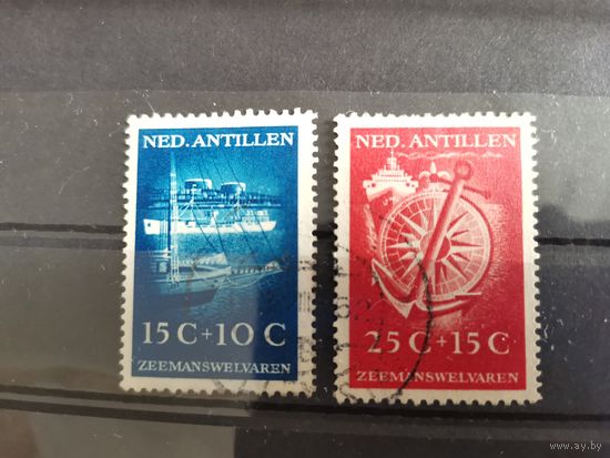 Нидерландские Антильские острова 1952 год. Дом моряка. * концовка серии Mi 37-38