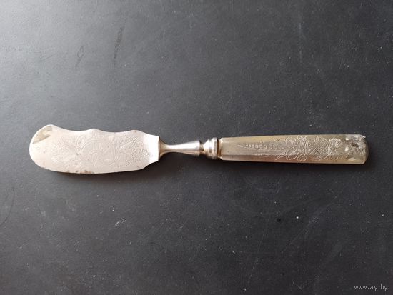 Старинный нож для масла Масло Златоустъ граверка