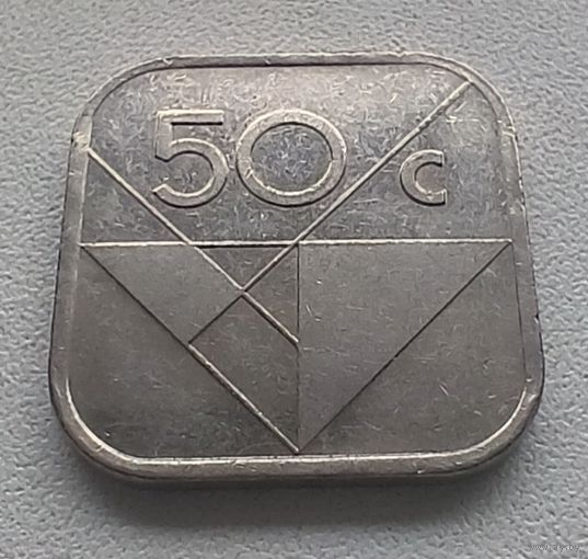 Аруба 50 центов, 1986  3-14-40