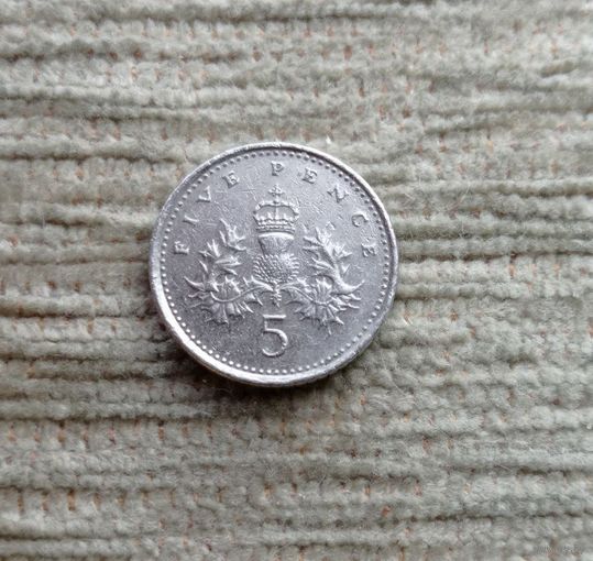 Werty71 Великобритания 5 пенсов 2001