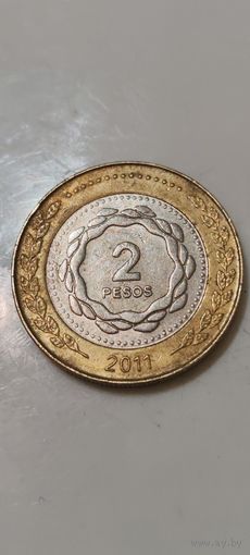 Аргентина 2 песо 2012