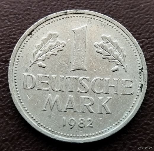 1 марка ФРГ. 1982 год. F