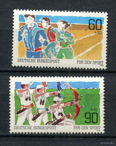 ФРГ - 1982 - Спорт - [Mi. 1127-1128] - полная серия - 2 марки. MNH.  (LOT Db43)