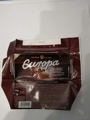 Обёртка от шоколада