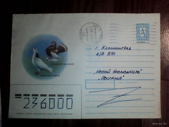 Конверт.Россия.1993 год