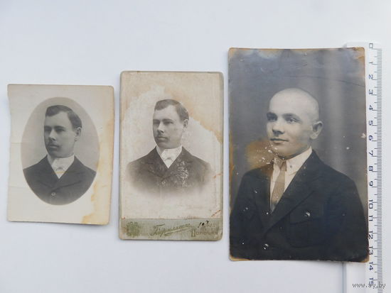 1907 и 1926 годы. 3 фотографии, сделанные в Полоцке.