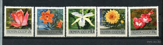 СССР - 1969 - Цветы - [Mi. 3620-3624] - полная серия - 5 марок. MNH.  (LOT AB44)(BB)