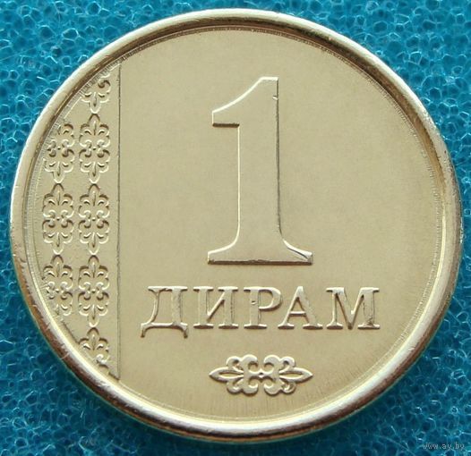 Таджикистан. 1 дирам  2011 года  KM#35