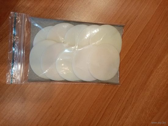 Пуховки для пудры 10 шт.