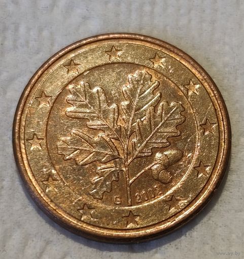 Германия 5 евроцентов, 2002 "G" - Карлсруэ (14-15-32)