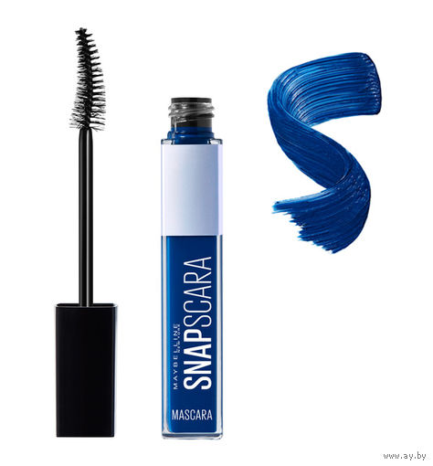 Maybelline New York Тушь для ресниц Snapscara CИНЯЯ. Обмен возможен