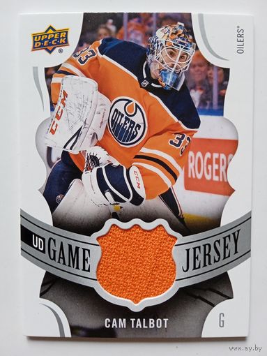 Хоккейная карточка НХЛ джерси Cam Talbot (Эдмонтон)