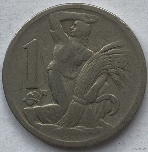 Чехословакия 1 крона 1924 г.