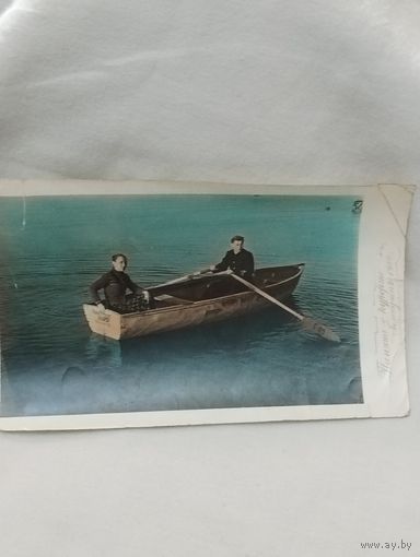Фото "Память с курорта Геленджик", 1960, на обороте печать арт.им.К.Цеткин