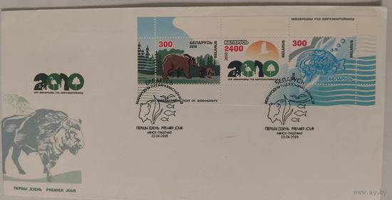 Конверт первого дня гашения "Международный год биоразнообразия"