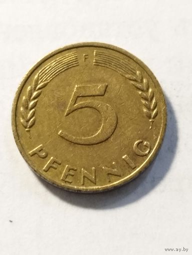 Германия 5 пфенинг 1970 F