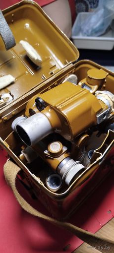 Артиллерийская Буссоль ПАБ-2 1967г. и перископ АНБ-1 1964г.  + Родной Кофр. С рубля. В смазке.