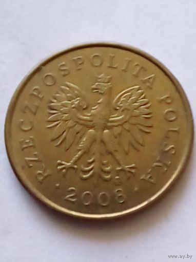 Польша 5 грош 2008 г.
