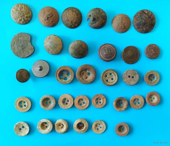 Старые пуговицы.