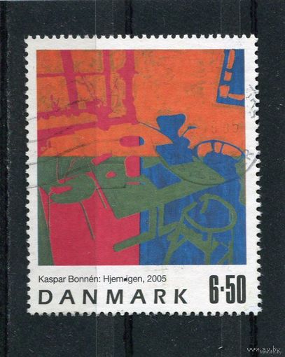 Дания. 2005 Современное Искусство. Каспар Боннен - датский художник. Картина: В доме