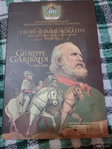 Сан Марино 2 евро 2007 Гарибальди
