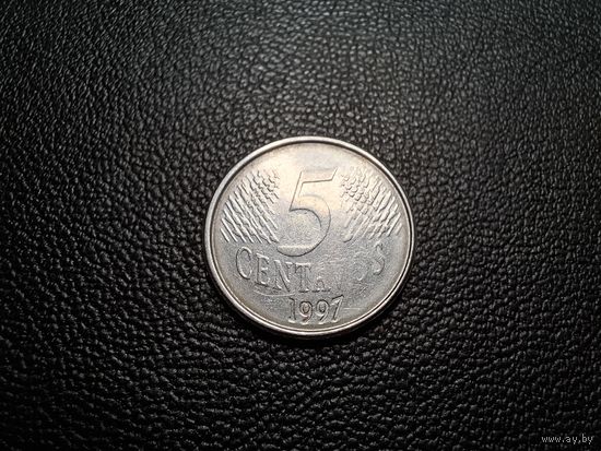 Бразилия 5 сентаво 1997