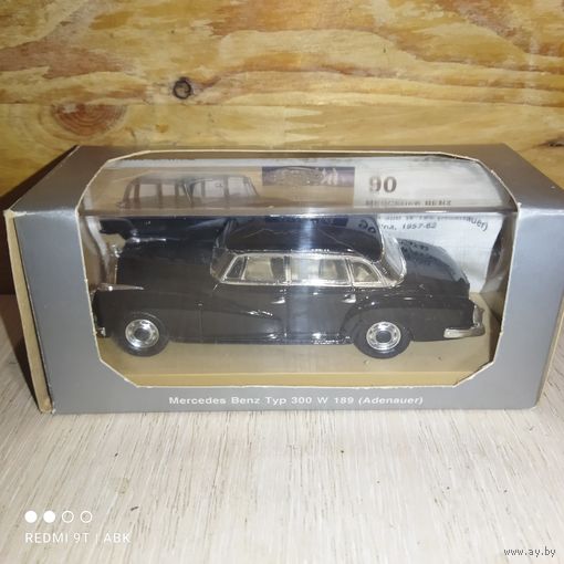 Винтаж.Mercedes Benz 300 W 189.RIO.Италия.1/43.