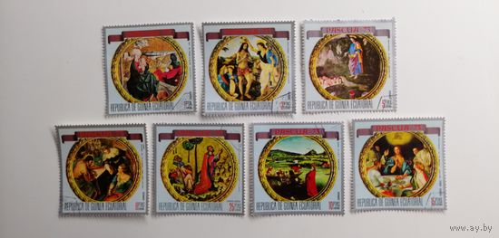 Экваториальная Гвинея 1973. Пасха - Картины. Полная серия
