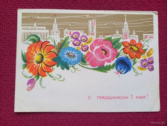 С Праздником 1 Мая! Лесегри 1966 г.