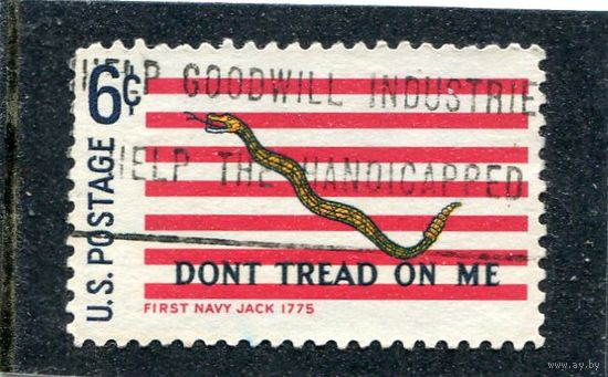 США. Первый военно-морской флаг